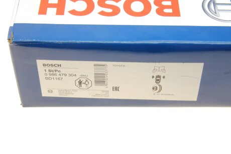 Тормозной диск bosch 0986479304