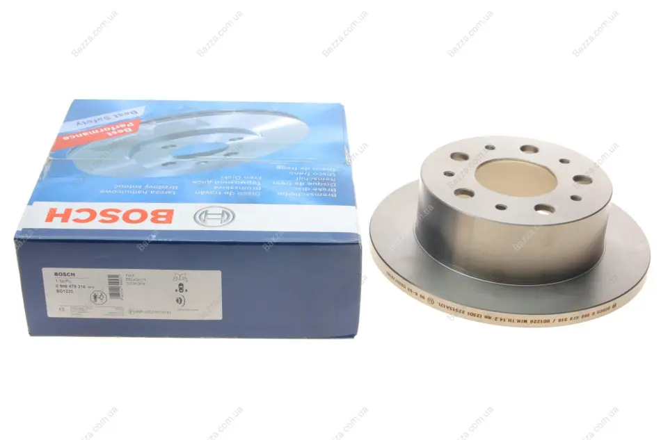 Тормозной диск bosch 0986479316