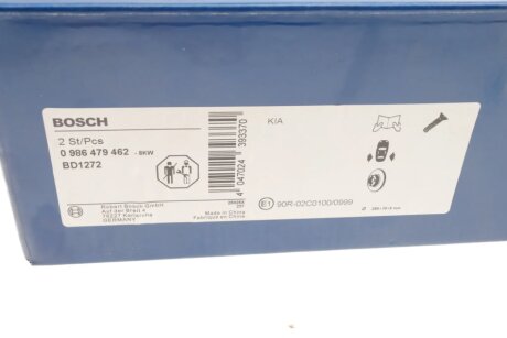 Гальмівний диск bosch 0986479462