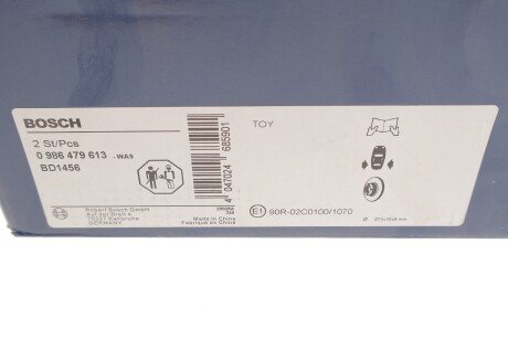 Тормозной диск bosch 0986479613