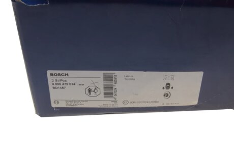 Тормозной диск bosch 0986479614