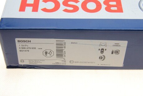 Тормозной диск bosch 0986479635