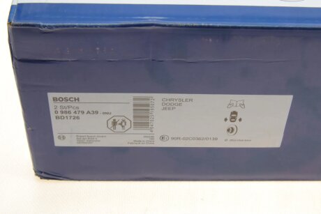 Тормозной диск bosch 0986479A39