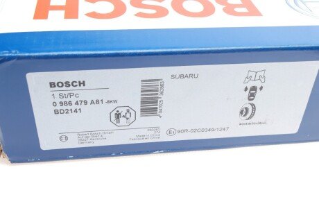 Тормозной диск bosch 0986479A81