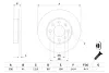 Тормозной диск bosch 0 986 479 B20