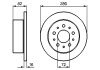 Гальмівний диск bosch 0 986 479 B63