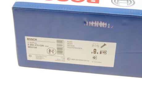 Тормозной диск bosch 0986479C20