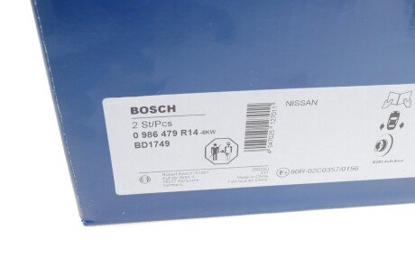 Гальмівний диск bosch 0 986 479 R14