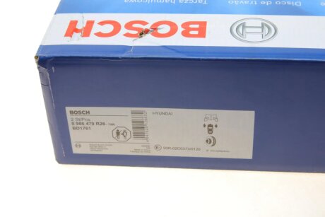 Гальмівний диск bosch 0986479R26