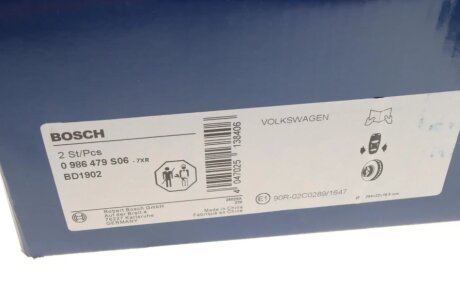 Тормозной диск bosch 0986479S06