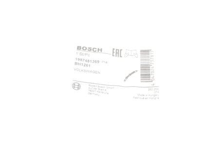 Тормозной шланг bosch 1987481369