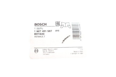Тормозной шланг bosch 1987481567