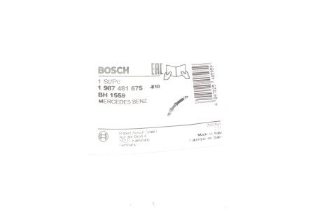 Гальмівний шланг bosch 1 987 481 675