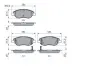 Тормозные колодки bosch 0986424042