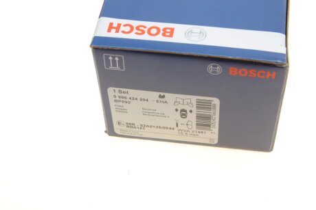 Тормозні (гальмівні) колодки bosch 0986424204
