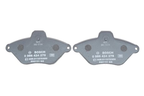 Тормозные колодки bosch 0986424278