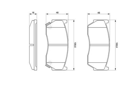 Тормозные колодки bosch 0986424369