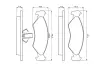 Тормозные колодки bosch 0 986 424 416