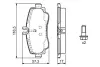 Тормозні (гальмівні) колодки Bosch 0986424470 (фото 2)