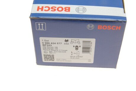 Тормозні (гальмівні) колодки bosch 0986424577