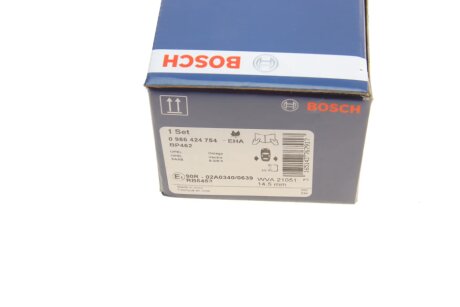 Тормозные колодки bosch 0986424754