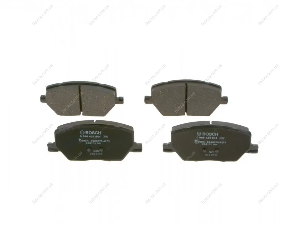 Тормозні (гальмівні) колодки Bosch 0986424841 (фото 1)