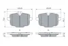 Тормозные колодки bosch 0986424922