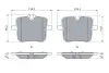 Тормозные колодки bosch 0986424923