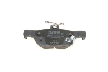 Тормозные колодки bosch 0986460027