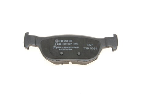 Тормозные колодки bosch 0986460027