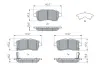 Тормозні (гальмівні) колодки Bosch 0986460075 (фото 5)