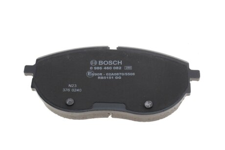 Тормозные колодки bosch 0986460082