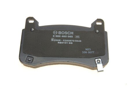 Тормозные колодки bosch 0986460085
