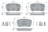 Тормозні (гальмівні) колодки Bosch 0986460297 (фото 1)