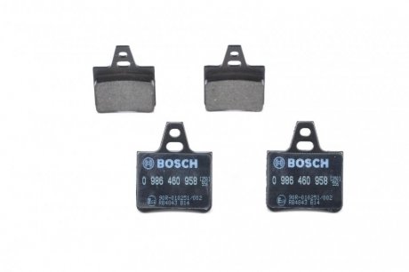 Тормозные колодки bosch 0986460958