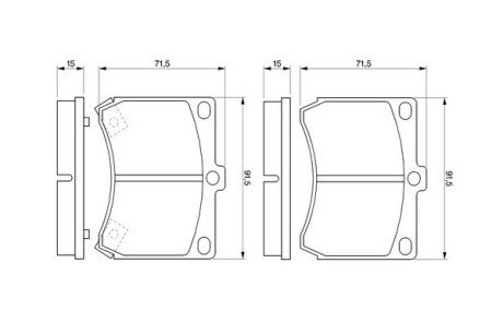 Тормозные колодки bosch 0 986 460 974