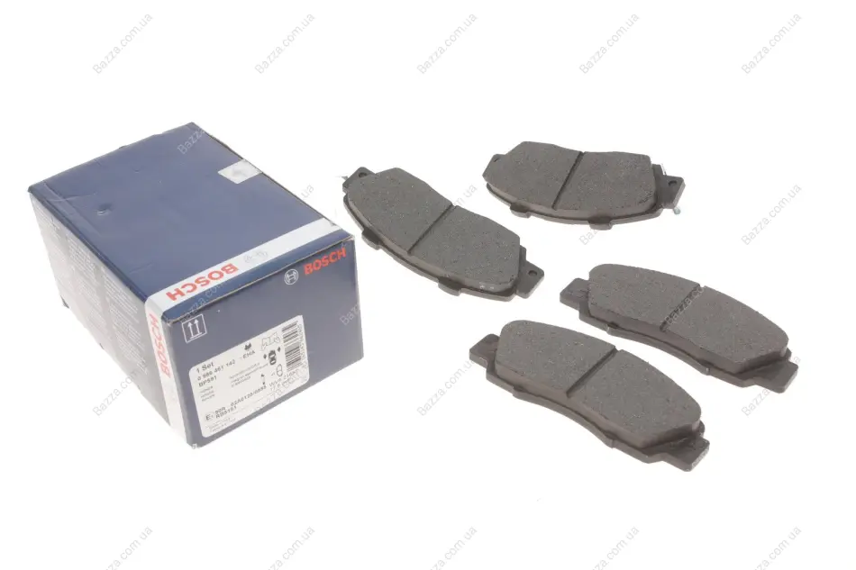 Тормозні (гальмівні) колодки Bosch 0 986 461 142 (фото 1)