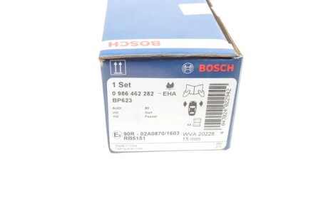Тормозные колодки bosch 0986462282