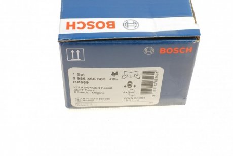 Задние тормозные колодки bosch 0 986 466 683