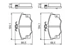Тормозные колодки bosch 0986468380