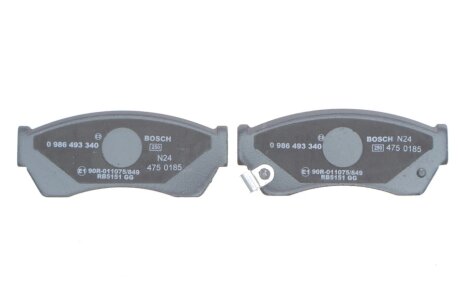 Тормозні (гальмівні) колодки bosch 0986493340