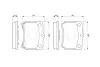 Тормозные колодки bosch 0986493550