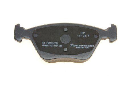 Тормозные колодки bosch 0986494001