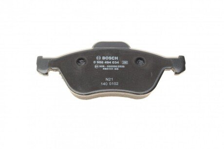 Тормозні (гальмівні) колодки bosch 0986494034
