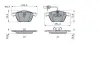 Тормозные колодки bosch 0986494035