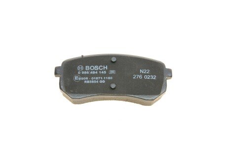 Тормозные колодки bosch 0 986 494 145