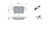 Тормозные колодки bosch 0 986 494 199