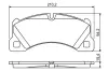 Тормозные колодки bosch 0 986 494 206