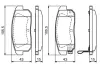 Тормозные колодки bosch 0 986 494 223