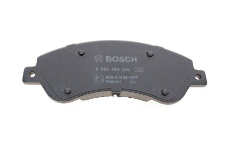 Тормозні (гальмівні) колодки bosch 0986494236